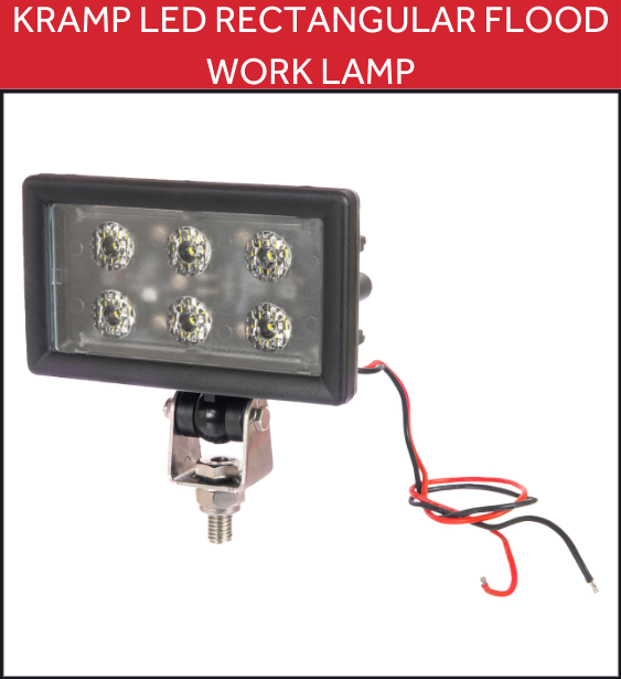 Kramp led rectangular work light